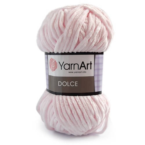 

Yarnart Dolce нежно-нежно розовый № 781