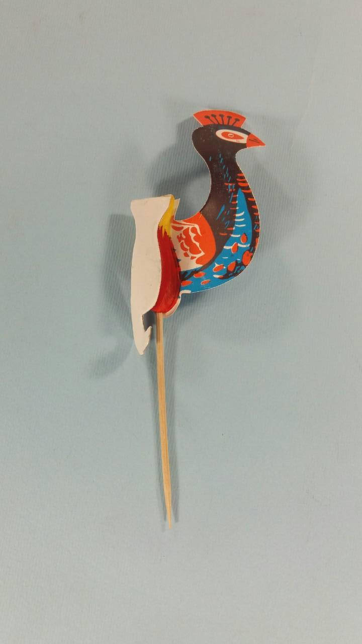 

Шпилька для канапе и фуршета "Павлин" 100шт 10см (1 пач), Белый