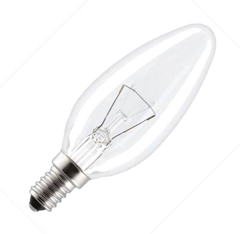 

Лампа накаливания декративная ЛОН B 220-60-1 CL Е14