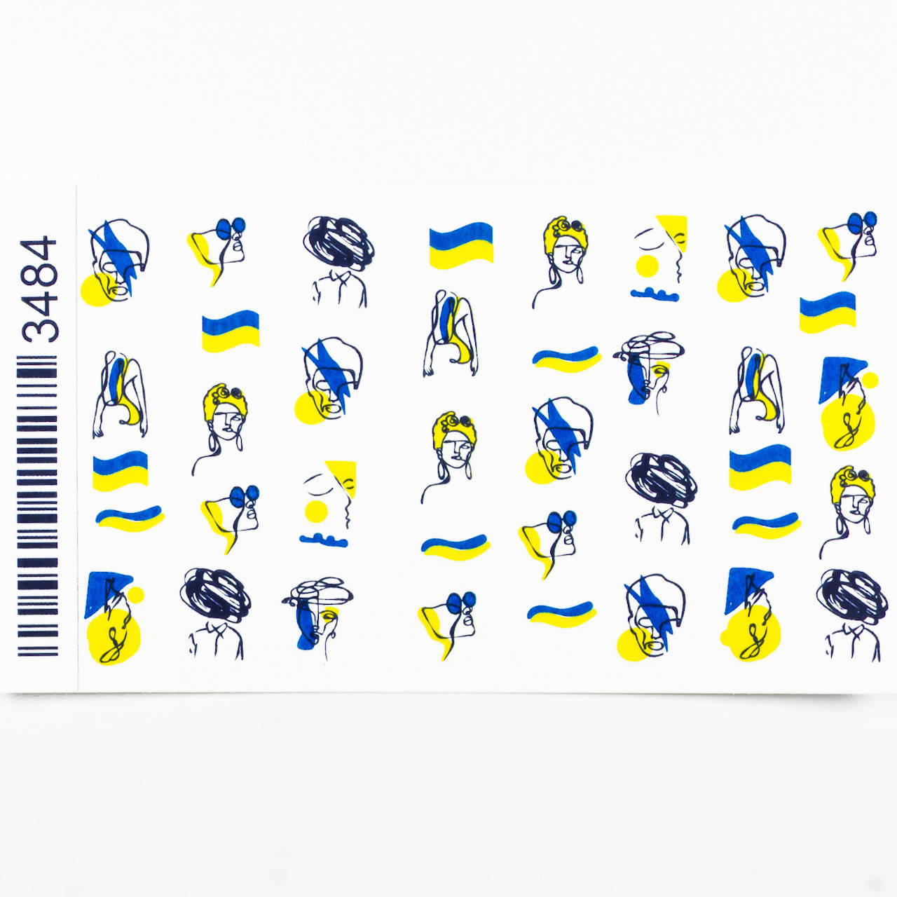 

Водные наклейки на ногти слайдер патриотический дизайн s3484