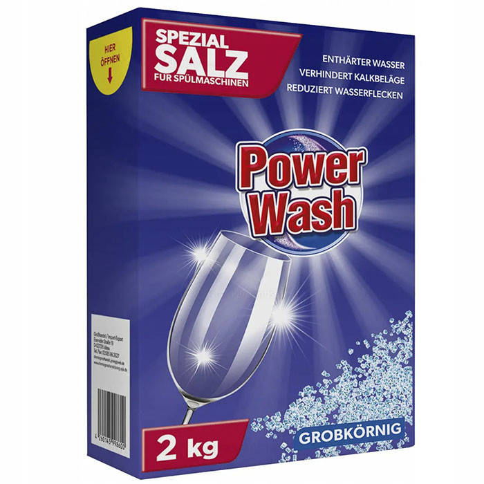 

Соль для посудомоечных машин Power Wash Spezial Salz 2 кг