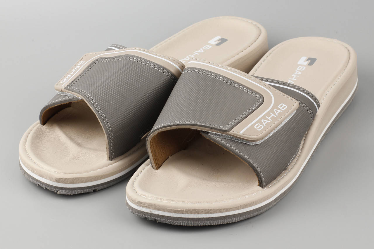 

Шлепанцы женские серые Sahab SH22-211W Сахаб Размеры 39 40