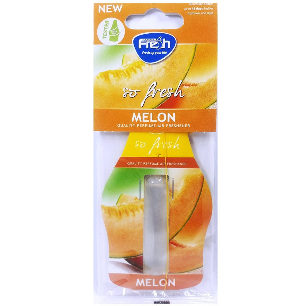 

Ароматизатор жидкий FRESH WAY "So Fresh Ampule" Melon 4,5мл (40751606/817517)