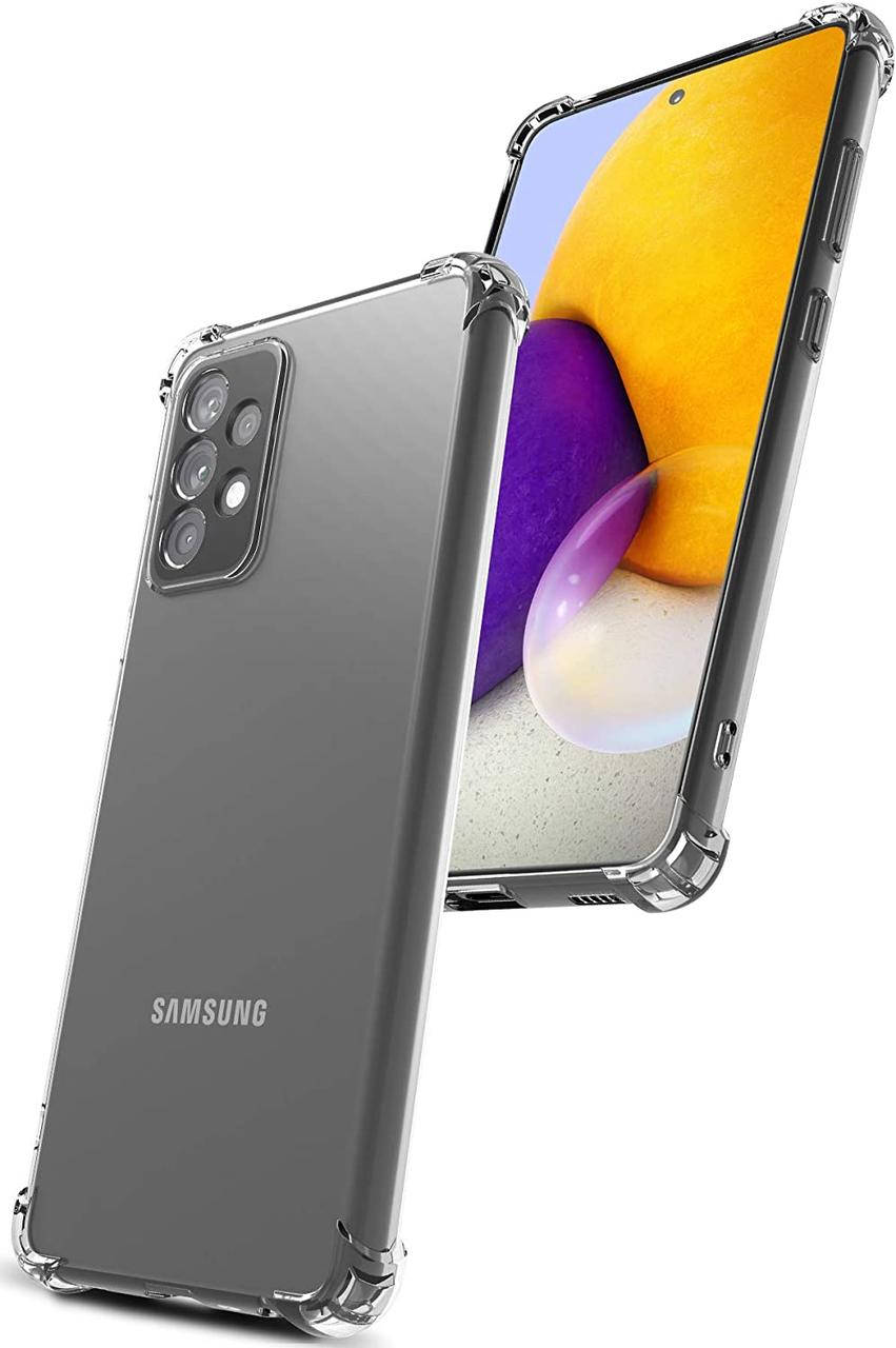 

Силиконовый прозрачный чехол для Samsung Galaxy A32 усиленные углы