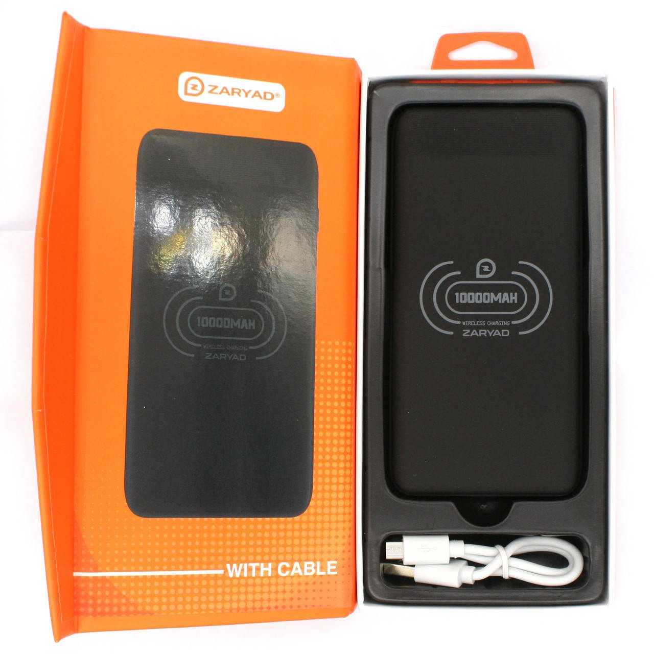 

УМБ Wireless ZARYAD Power Bank Pro QI 10000 mAh 2A Беспроводная зарядка Black