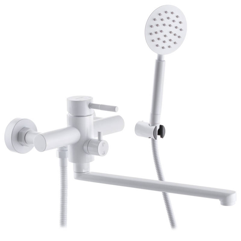 

Смеситель для ванны MIXXUS SUS-006 (EURO) WHITE из нерж. стали SUS304 (MI5756), Белый