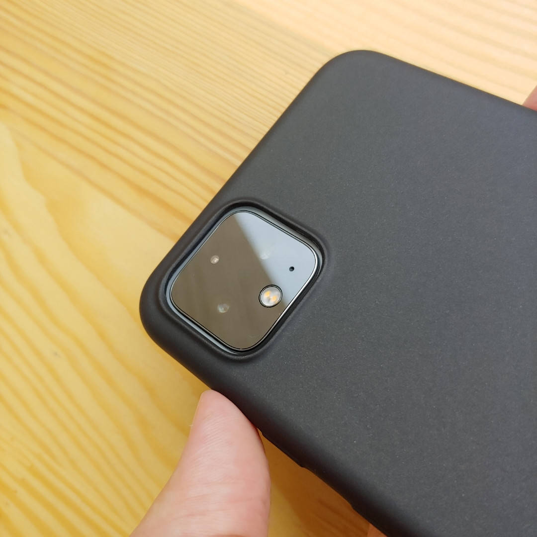 

TPU тонкий матовый чехол X-level Guardian для google pixel Пиксель 4, Черный