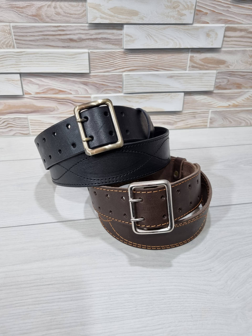 

Офицерский ремень Портупея, кожа, ширина 5 см