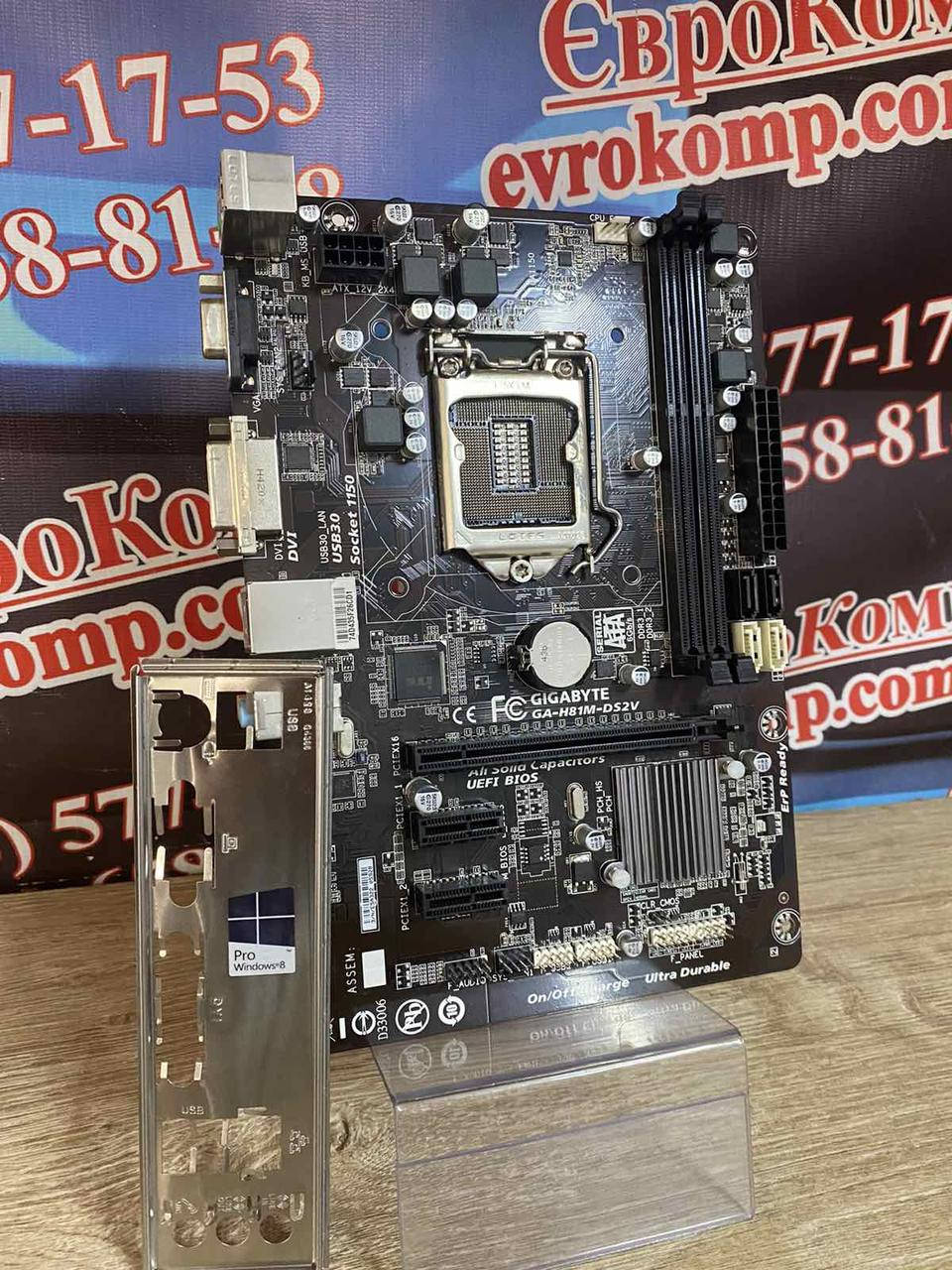

Материнская плата Gigabyte GA-H81M-DS2V (s1150, H81, PCI-Ex16)
