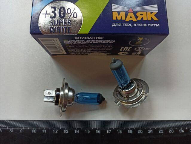 

Лампа МАЯК H7 12V 55W Ultra Super White +30% (82720SW_30) пара