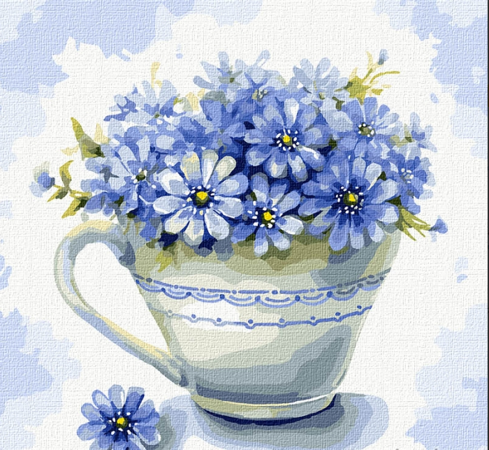 

Набір для розпису по номерах. "Яскрава переліска" 25*25см