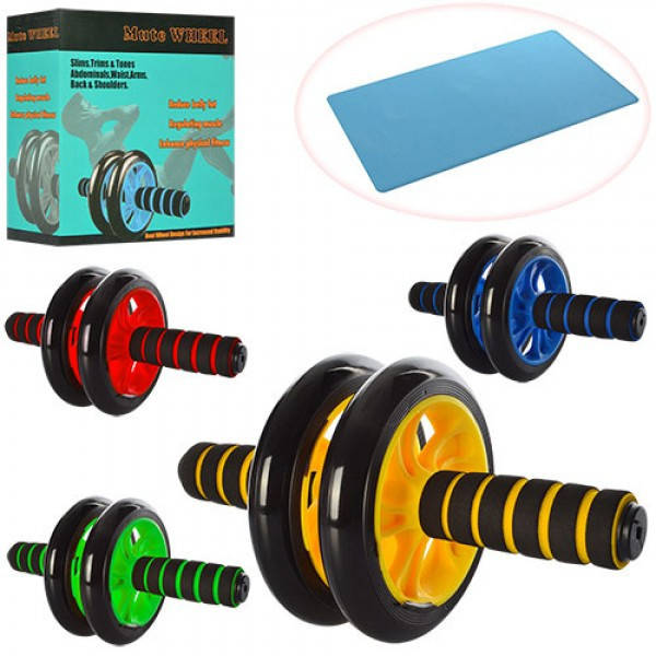 

Ролик для пресса МS 0872, Ø 14 см +коврик, разн. цвета