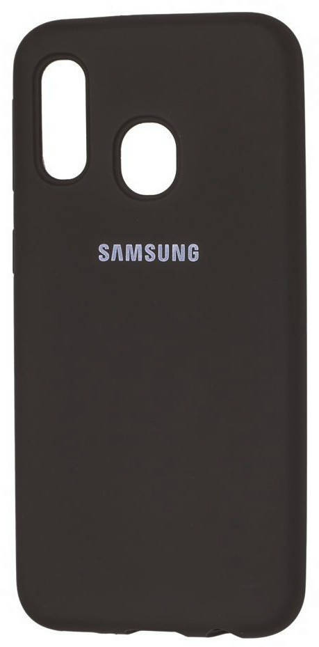 

Чехол Silicone Case для Samsung Galaxy A40 A405 black, Черный