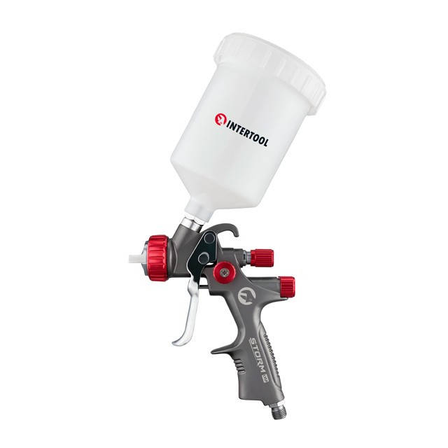 

Краскопульт пневматический LVLP TEFLON профессиональный 1,4 мм STORM INTERTOOL PT-0144
