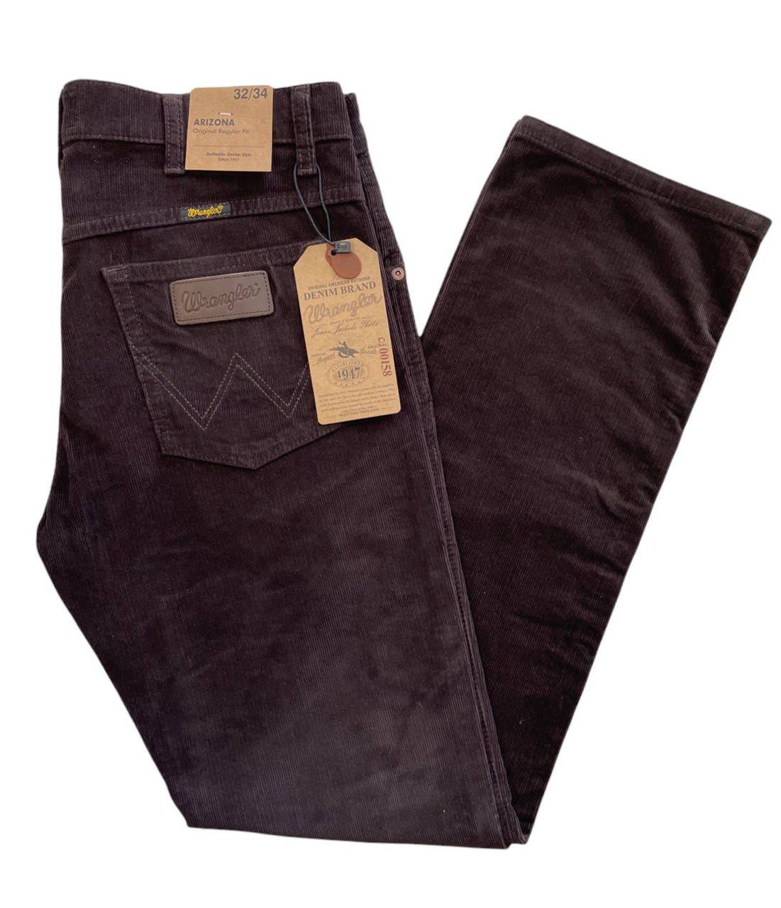

Вельветовые джинсы Wrangler коричневый 36х34