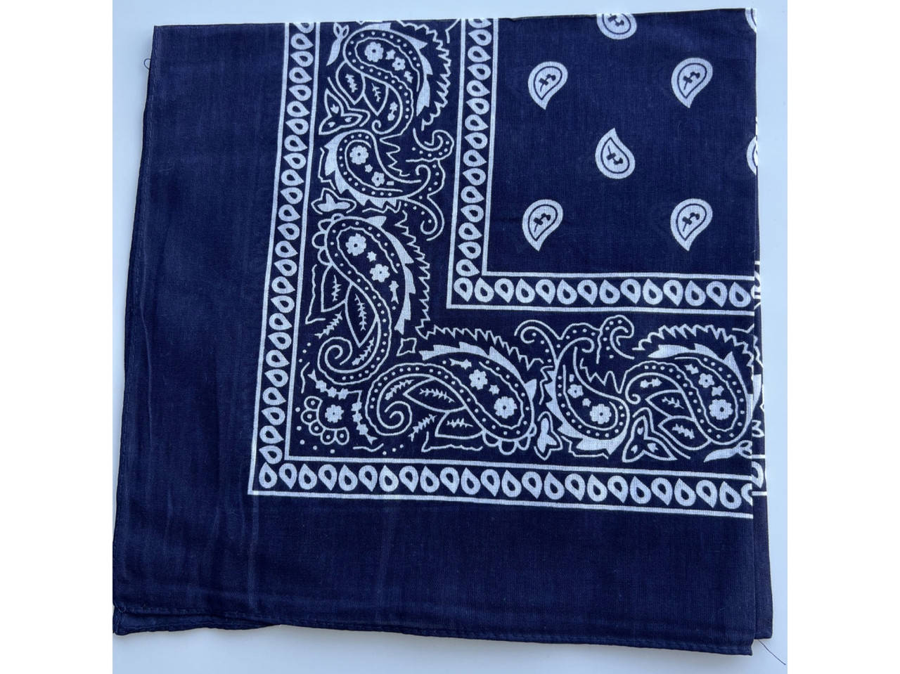 

Бандана темно синя котонова 100%