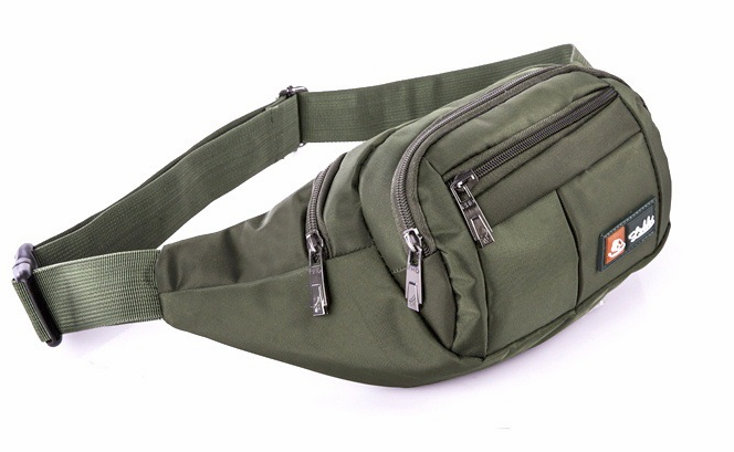 

Сумка поясная / плечевая / «бананка» сумка «SPORT» повседневная водоупорная на четыре отделения (8 цветов) ХАКИ (ОЛИВА)