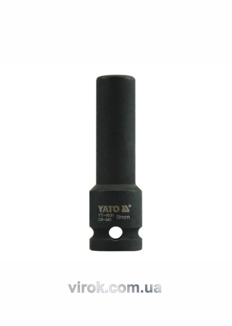 

Головка торцевая ударная шестигранная YATO 1/2" М11 х 78 мм YT-1031