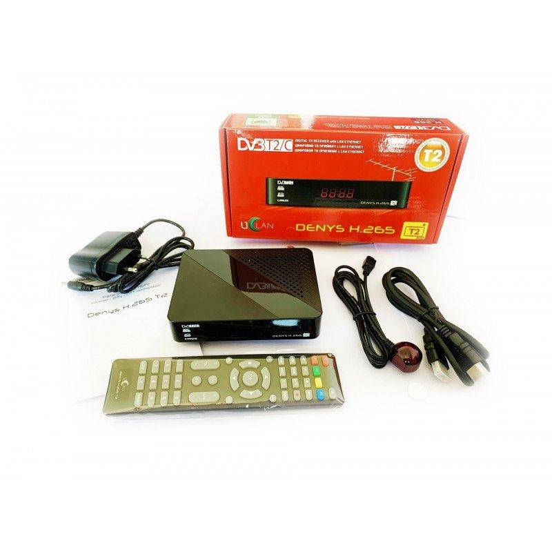 

Эфирный тюнер Uclan Denys H.265 T2