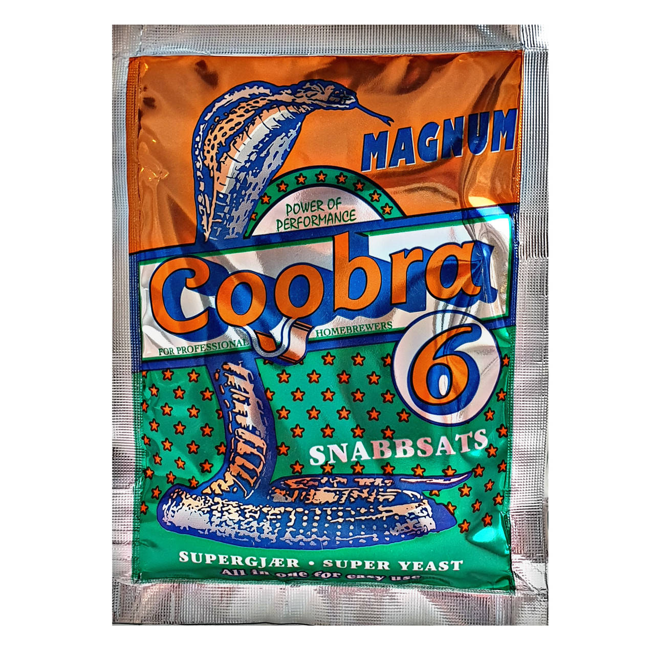 

Cухие турбо дрожжи Coobra 6 Magnum, 90 г