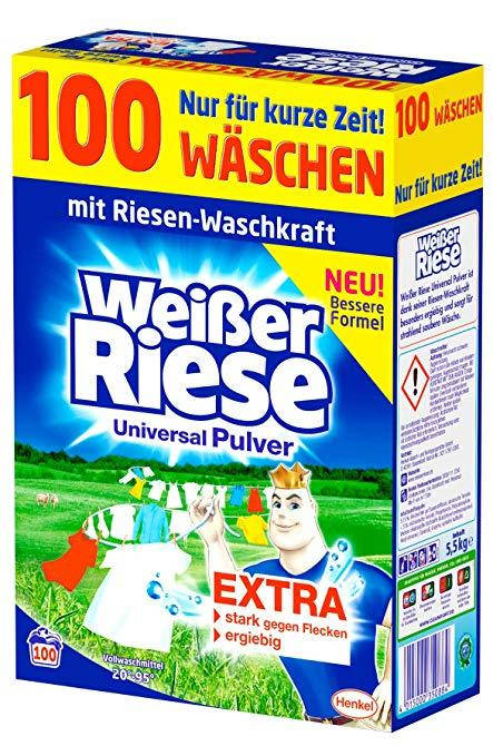 

Порошок для стирки Универсальный Weißer Riese, 5.5 кг. (Германия)