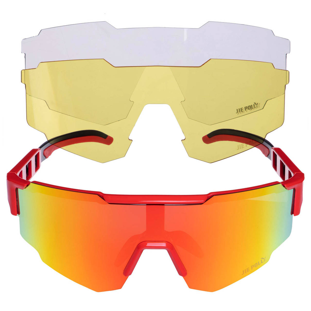 

Очки спортивные солнцезащитные со сменными линзами JiePolly JP816