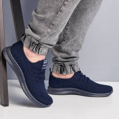 

42р !!! Кроссовки мужские летние синие (Нс-951сн), Синий