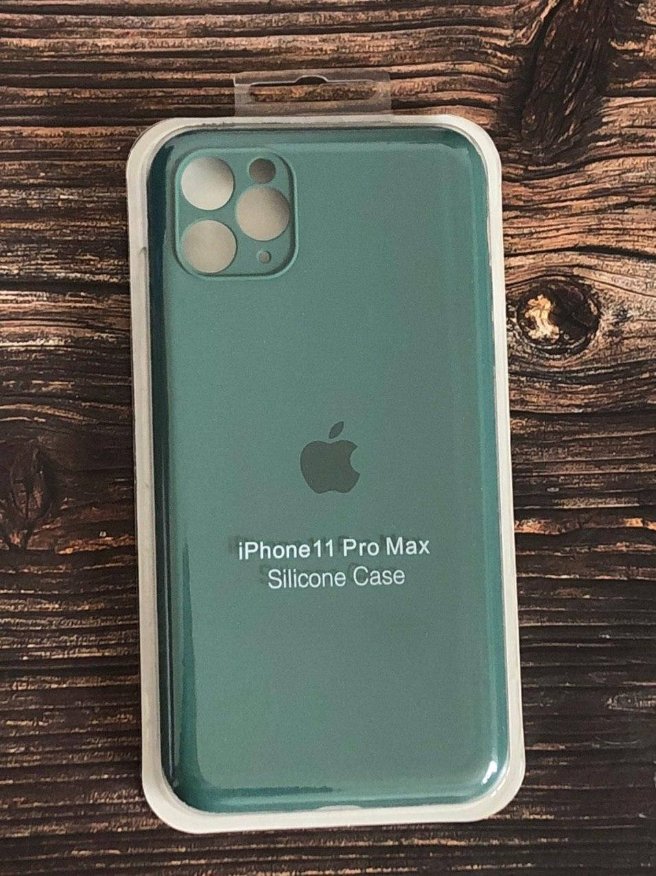 

Чехол iPhone 11 Pro Max (silicon case - Full Cover) "Pine green №58", Зелёный