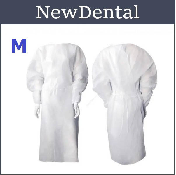 

Халат гигиенический нетканый БЕЛЫЙ 10 шт Mercator Medical М