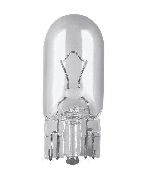 

Автолампа габаритная BREVIA W5W 12V 5W W2.1x9.5d (12308C)