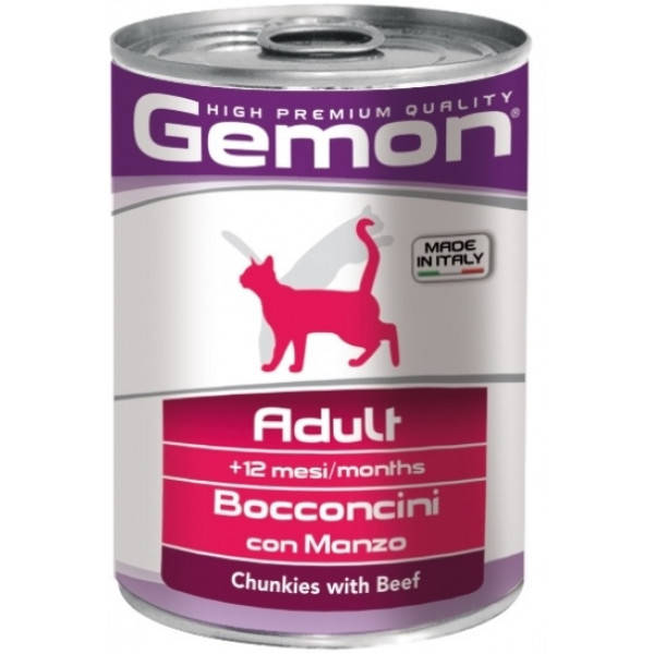 

Консерва GEMON CAT WET Beef 415 г