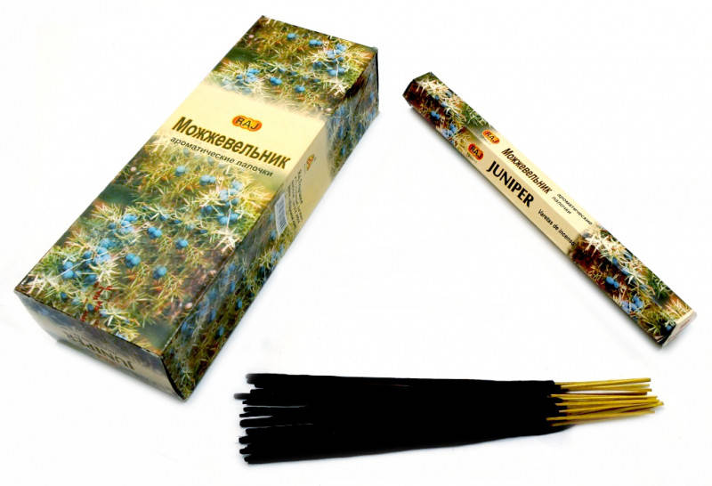 

Аромапалочки RAJ JUNIPER (шестигранник) Можжевельник