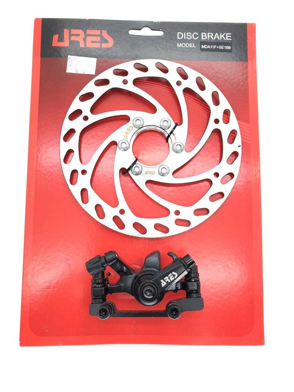 

Тормозной диск Ares MDA11+SE16B F:160 / R:140 передний IS-type ротор с гайкой 160мм