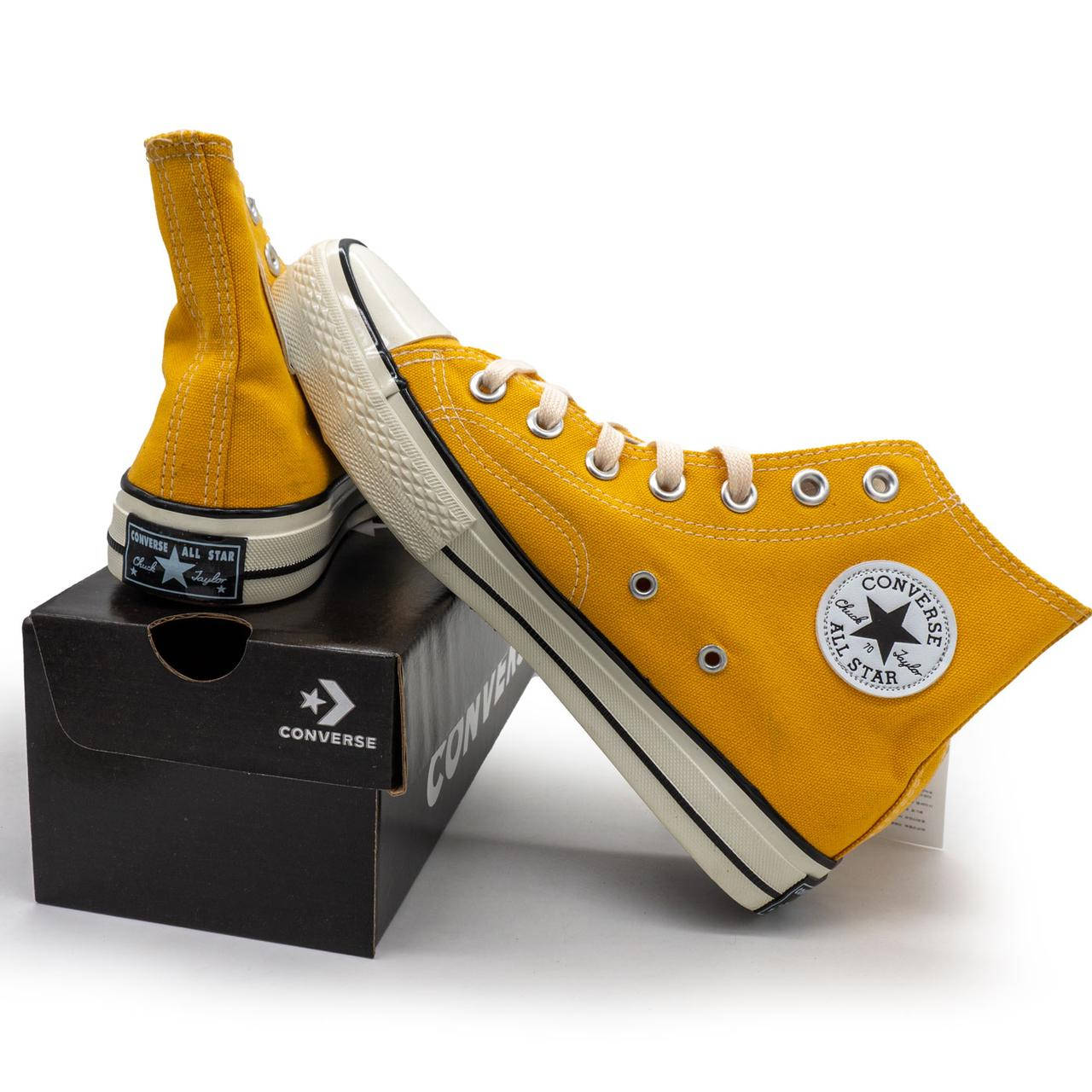 

Кеды Converse Chuck 70 высокие желтые р.(37, 39), Желтый