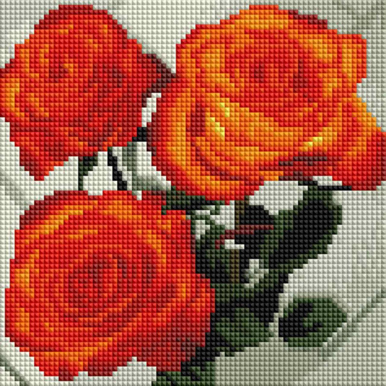 

Алмазная мозаика ColorArt 20х20 Букет роз DD1206