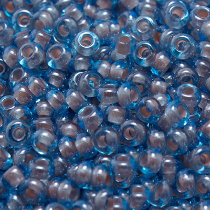 

Бисер 61017 Чешский Preciosa 10/0, Прозрачный радужный TR, Голубой, Круглый, 50г