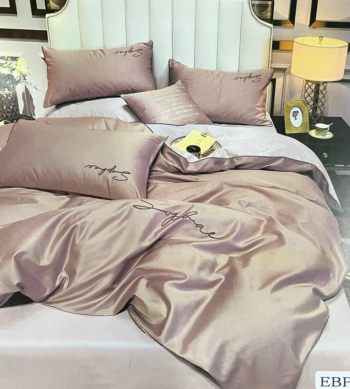 

Постельное белье ЕВРО |Home Textile| CROWN| NOBLE LUXURIOS, Пудровый