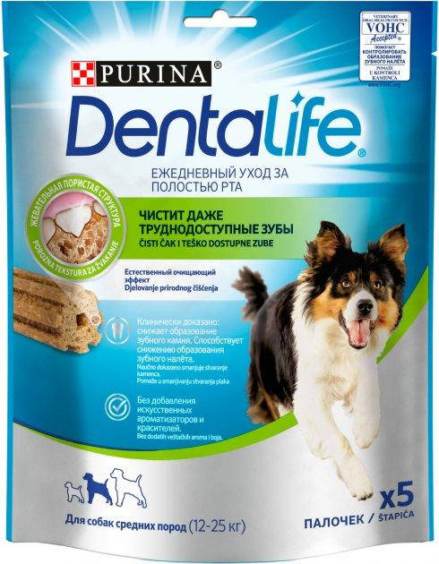 

Лакомство для собак средних пород Purina DentaLife 115 г