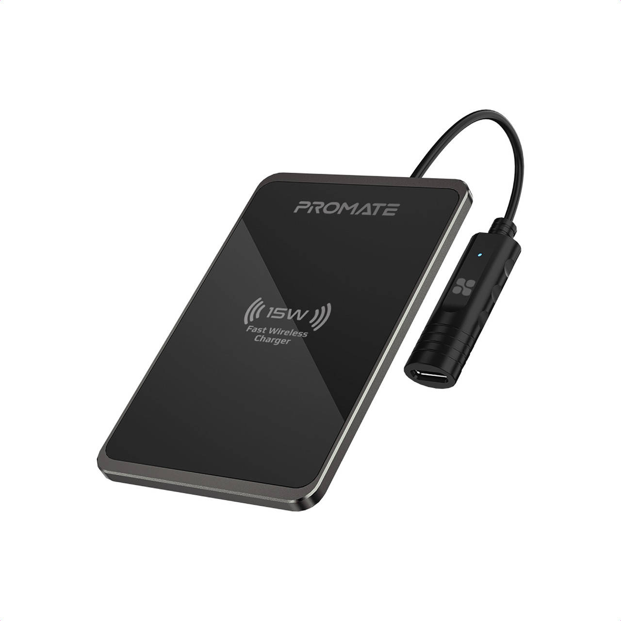 

Беспроводное зарядное устройство Promate AuraCard-15W Black, Черный
