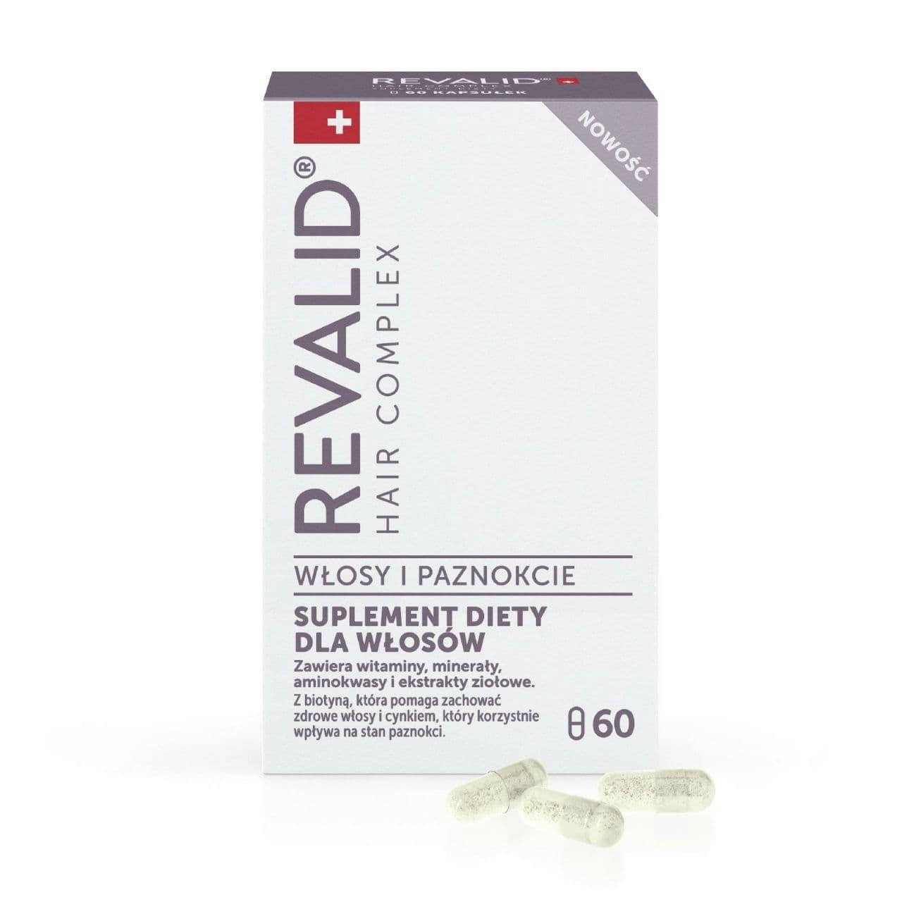 

Revalid - лечение выпадения волос из-за недостатков серосодержащих аминокислот и витаминов, 60 кап.