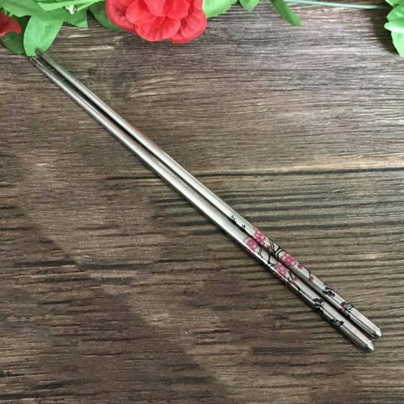 

Металлические палочки для еды с рисунками 22.5 см 3