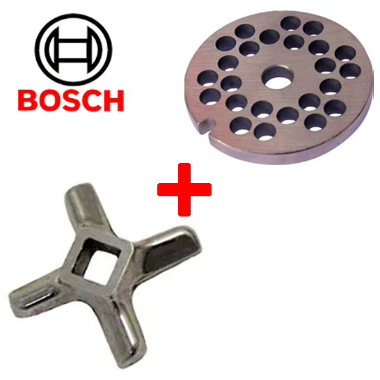

Комплект решетка и нож для мясорубки Bosch