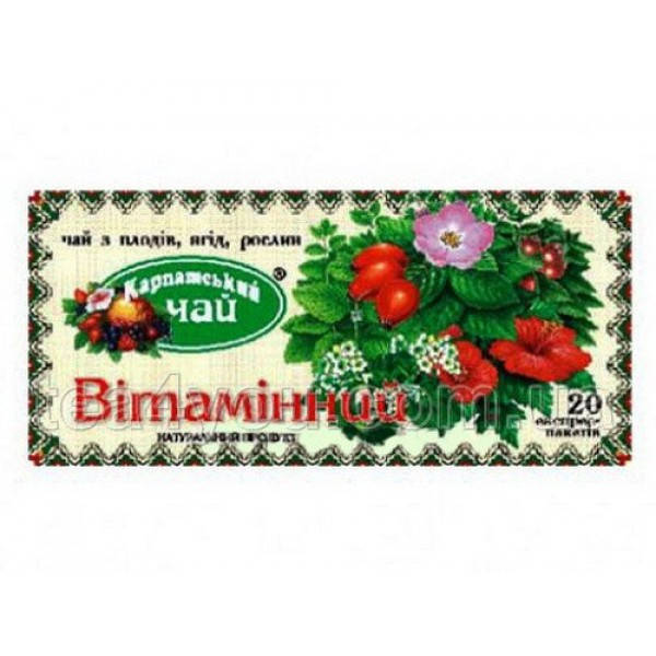 

Чай "Карпатський чай" Вітамінний 20п