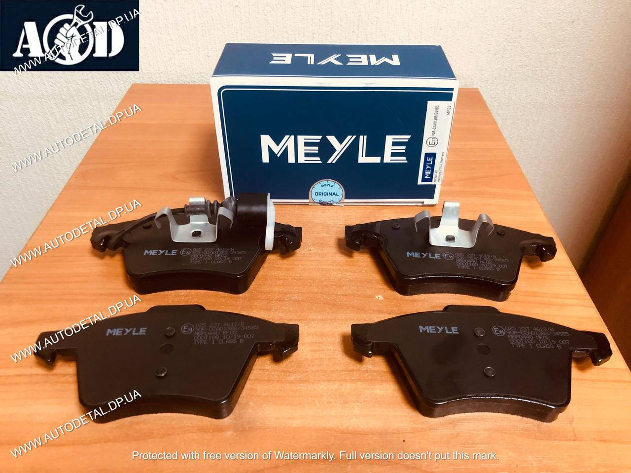 

Тормозные колодки передние на Фольксваген Т5 2003-->2015 Meyle (Германия) 025 237 4619/W