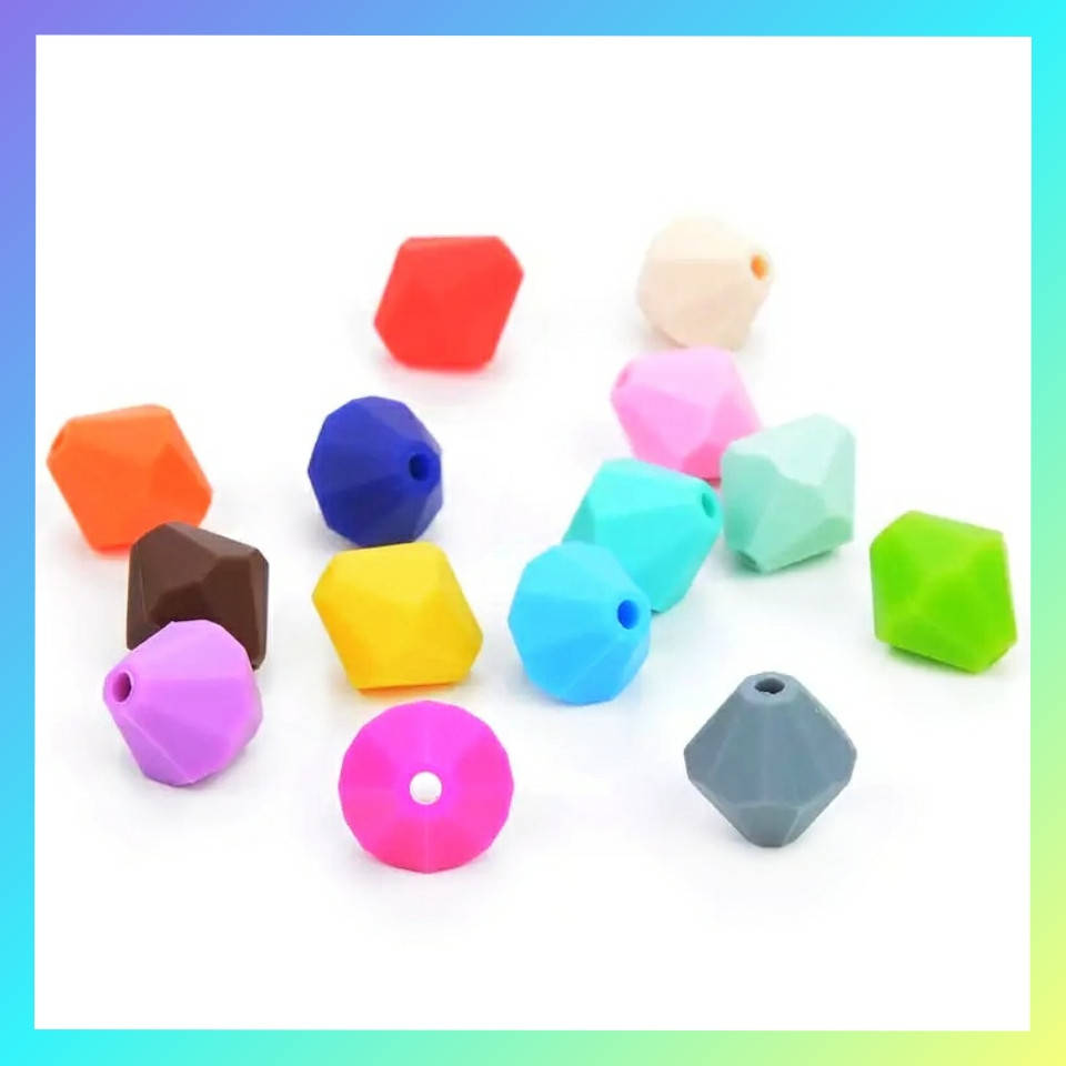 

Алмаз бусина силиконовая, Разные цвета