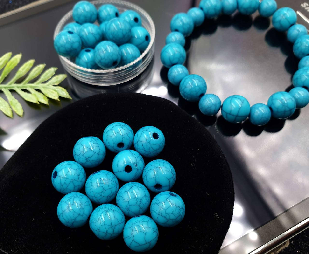 

(20 грамм) Пластиковые бусины Ø10мм (прим. 35 шт) Цвет на фото, Золотистый