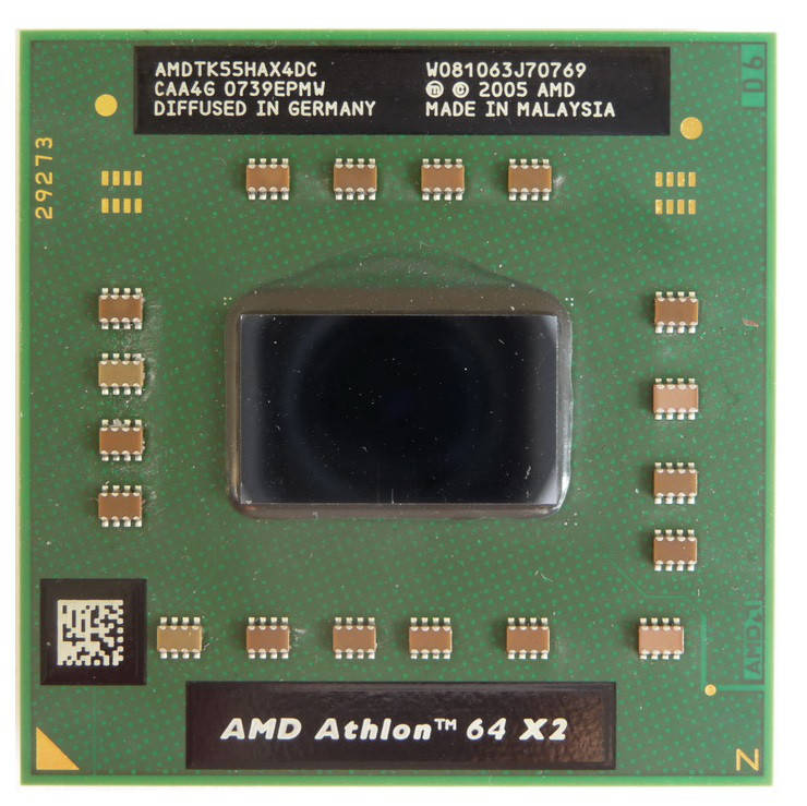 

Процессор для ноутбука S1GEN1 AMD Athlon 64 X2 TK-55 2x1,8Ghz 512Kb Cache Bus бу