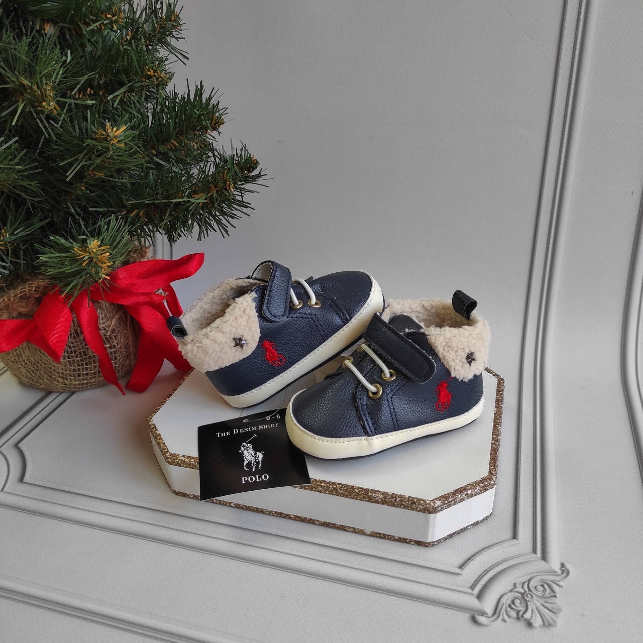 

Утепленные пинетки Ralph Lauren