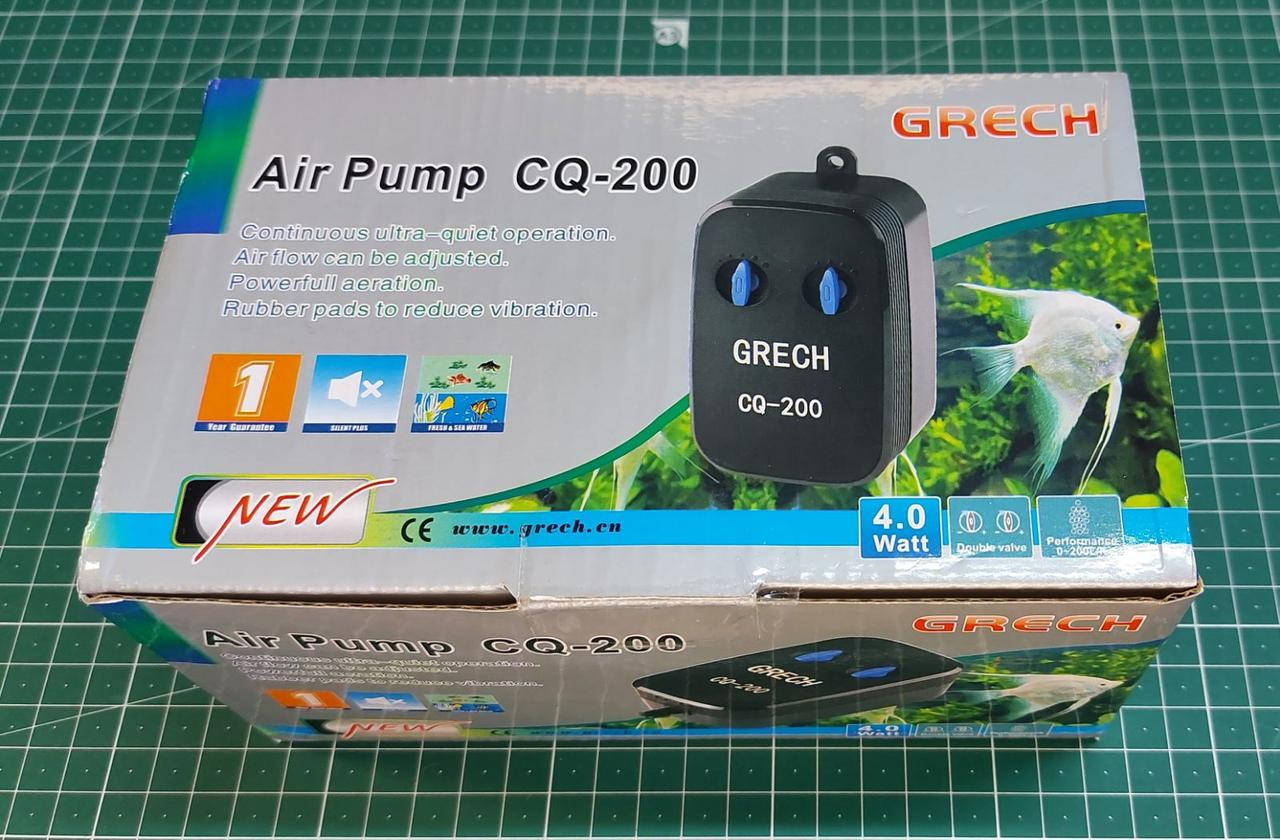 

Компрессор для аквариума до 400 л. GRECH CQ-200