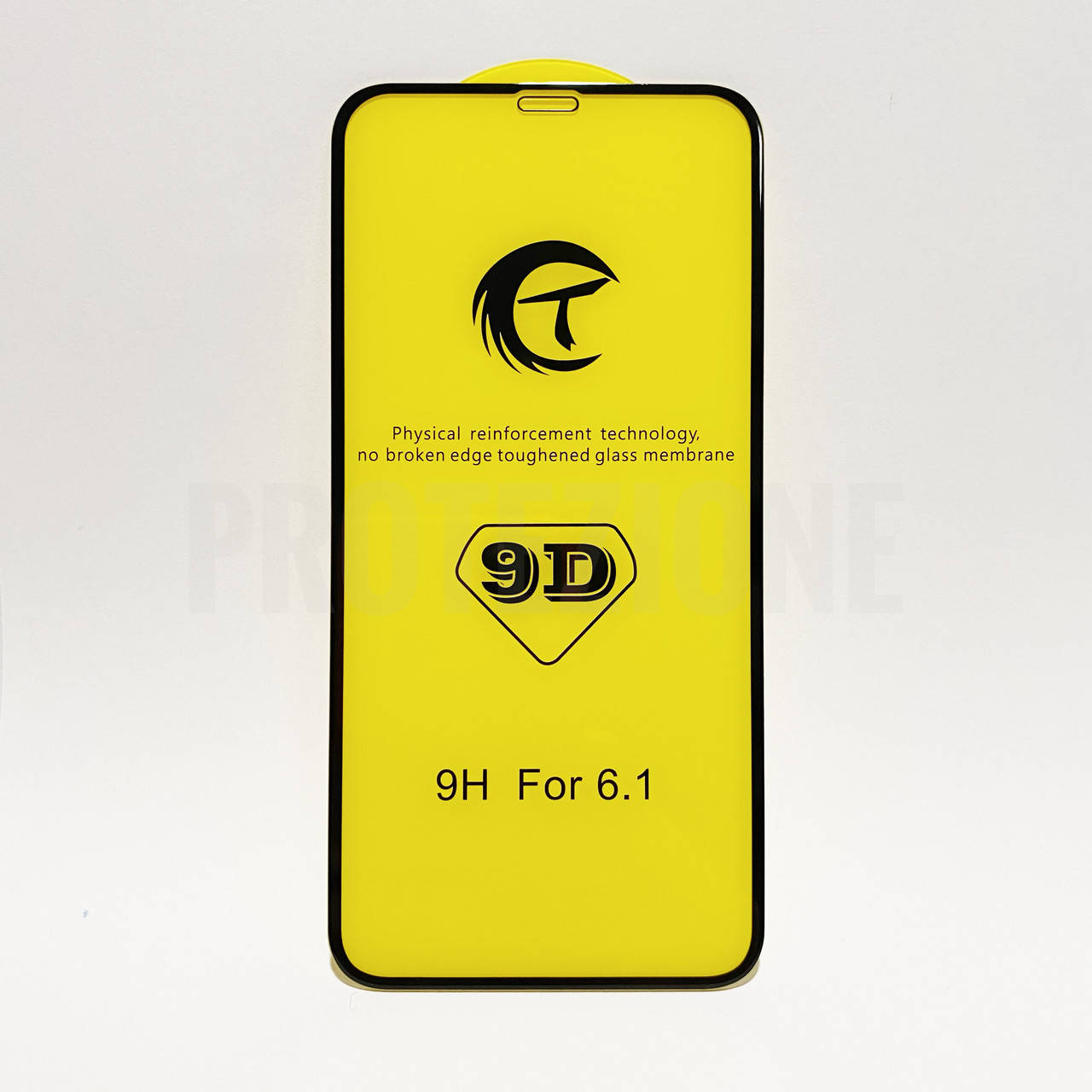 

Защитное стекло 9D для айфона iPhone XR / 11 - Black, Черный